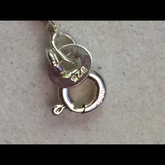 Blue goldstone necklace and 925 sterling silver ring - Picture 4 of 7